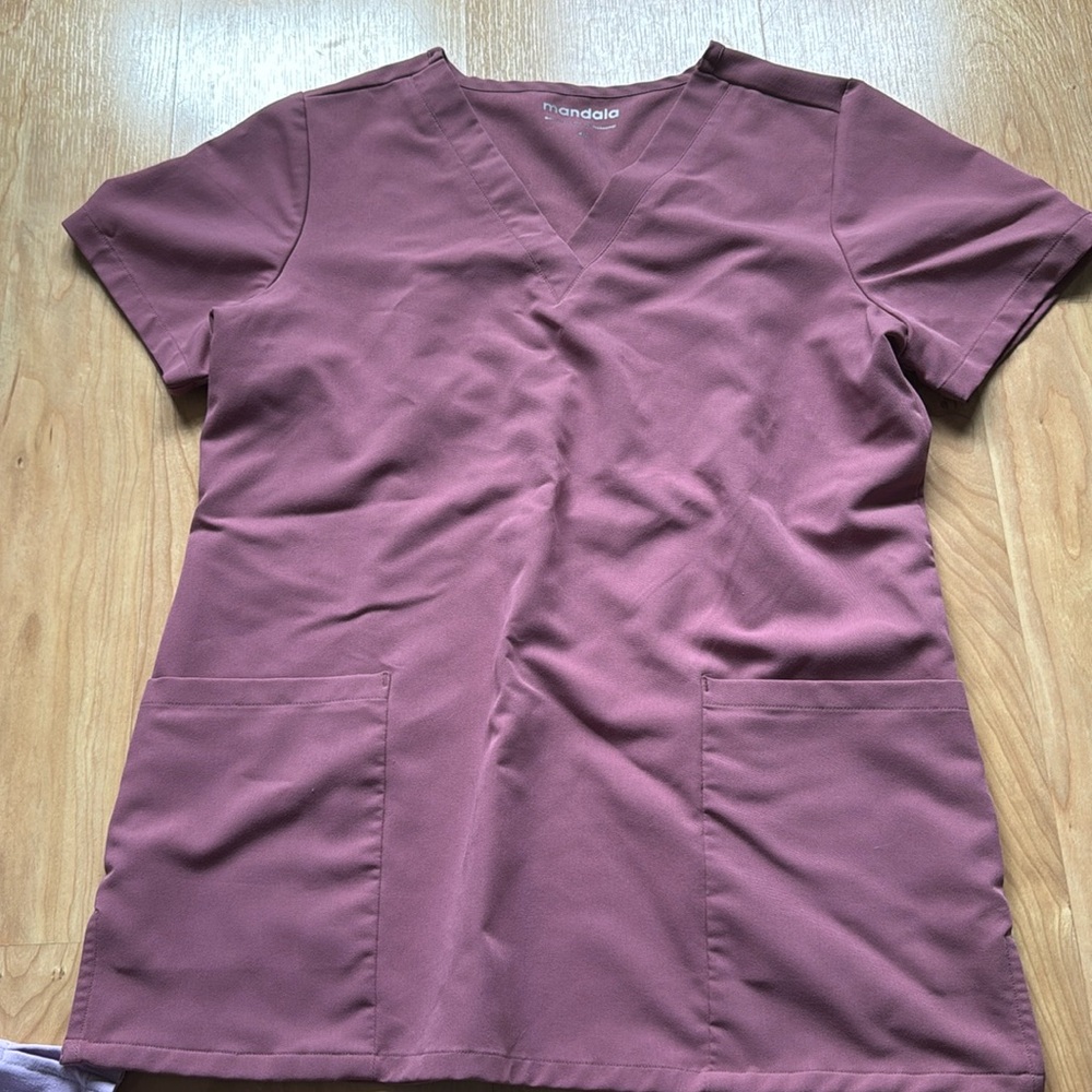 Mandala scrub top